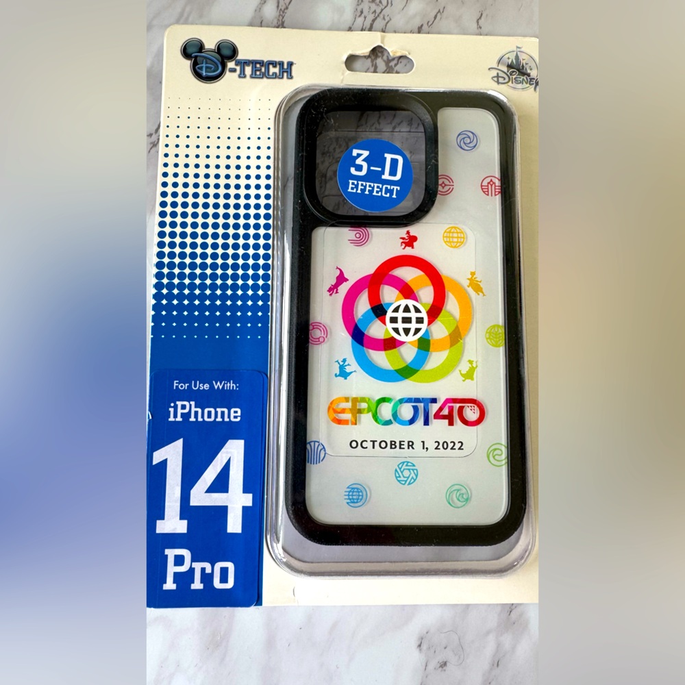 Disney Parks D-Tech Epcot 40th Anniversary Phone Case IPhone 14 Pro
